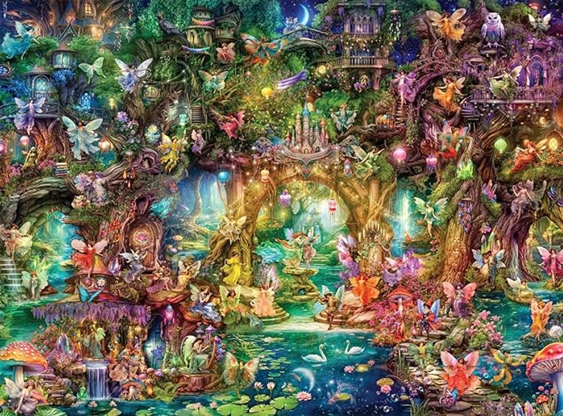 Buffalo Games - Aimee Stewart - The Butterfly Ball - 1000 Piece Jigsaw Puzzle for Adults Challenging Puzzle Perfect for Game Nights - Finished Puzzle Size is 26.75 x 19.75