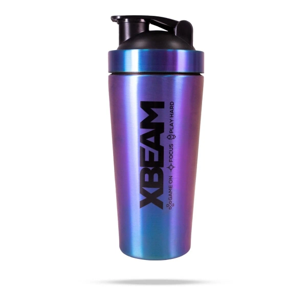 XBEAM Shaker HoloShake din oțel 739 ml - GymBeam | GymBeam.ro