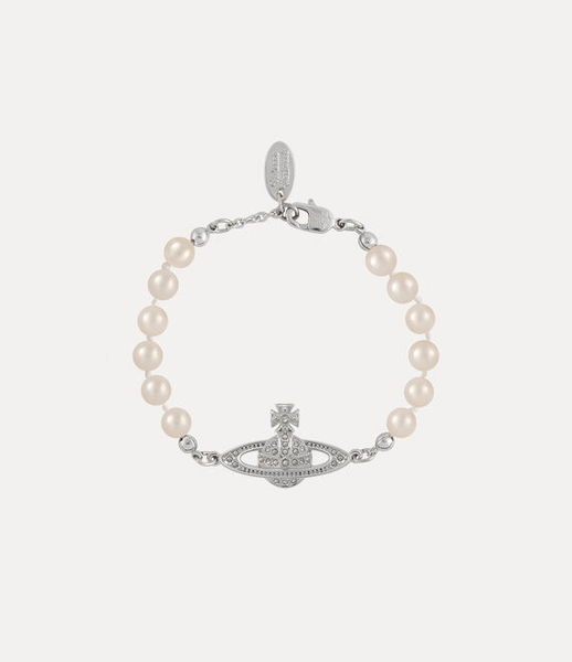 Mini Bas Relief Pearl Bracelet