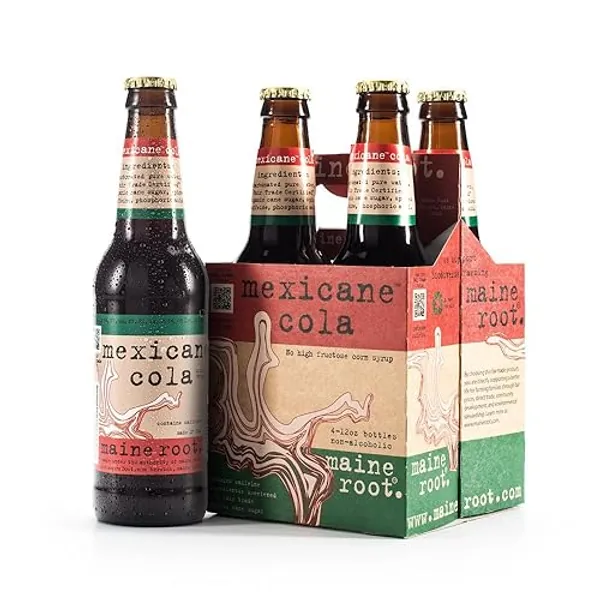 Maine Root Hand Crafted Mexicane Cola Soda, 12 fl oz (12 Glass Bottles) - Mexicane Cola - 12 Fl Oz (Pack of 12)