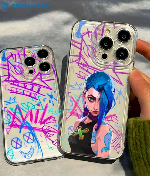 Jinx Phone Case for iPhone Samsung Redmi Oppo Anime Arcane League of Legends - Etsy Denmark