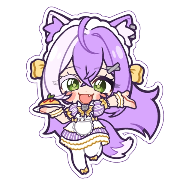 Sticker Nyama Chibi