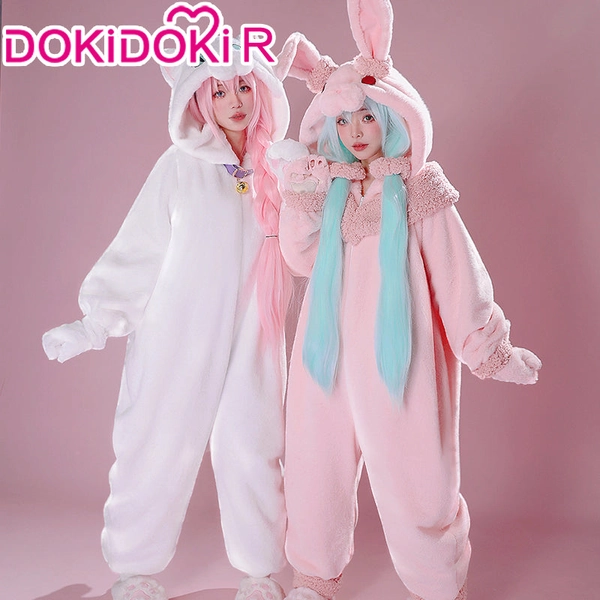 DokiDoki-R Cosplay Costume Animal Pajamas Doujin Rabbit Cat Sleepwear