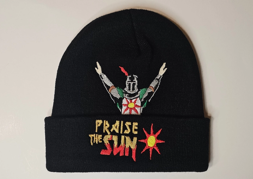 Solaire - Praise The Sun - Dark Souls - Embroidered Beanie