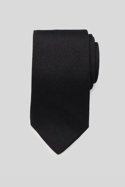 Black Grenadine Tie (Fina)