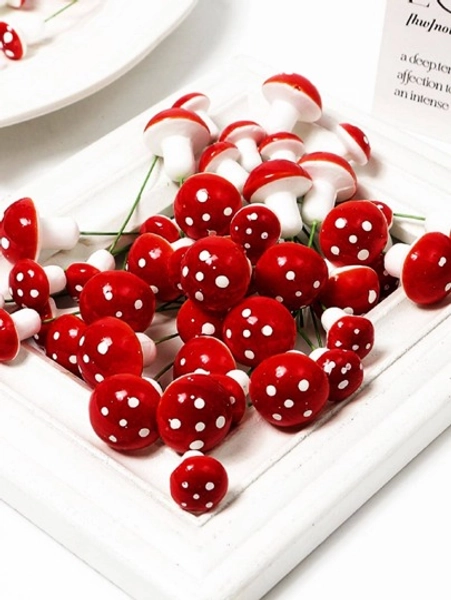 20 pieces artificial mushrooms