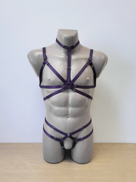 Mens lingerie harness men full body, Jockstraps for men bodysuit, Chest men's harness, Gay harness, Rave outfit festival clothing