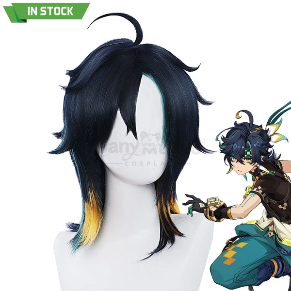 【In Stock】Game Genshin Impact Cosplay Kinich Cosplay Wig
