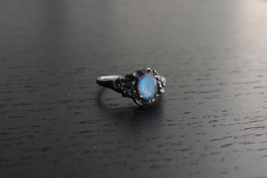 Sea Nymph Ring  - Labradorite