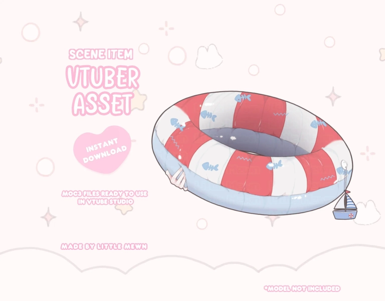 VTuber Asset | Swim Floatie