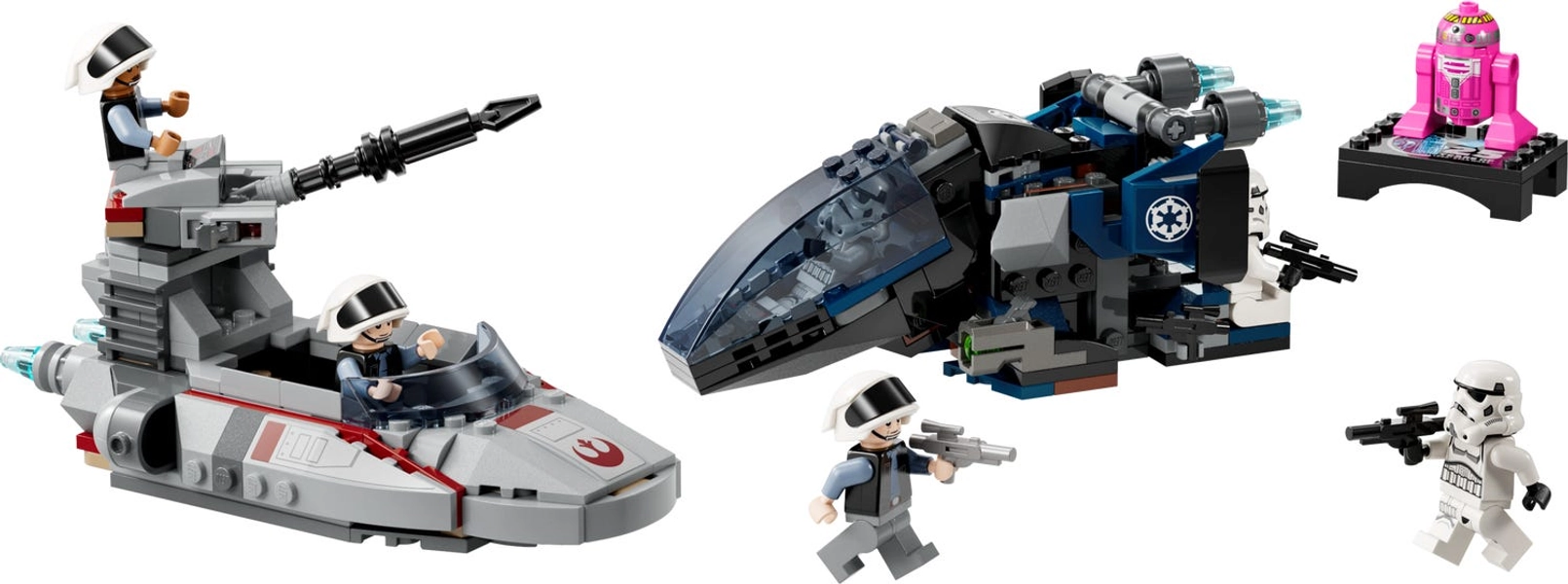 Imperial Dropship vs. Rebel Scout Speeder 40755 | Star Wars™ | Buy online at the Official LEGO® Shop US 