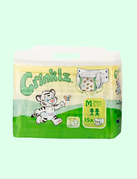 Crinklz Original - Windeln mit Plastik-Folie - Diaper Minister