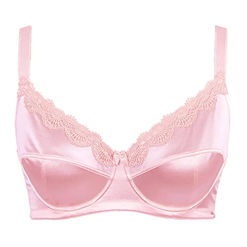 Baetty Bras for Women No Underwire, Minimizer Bras for Women Full Coverage,  Lightly Lined Lace Bra for Women Support (5468)