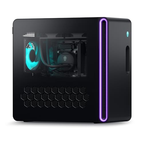 Alienware Aurora R16 Liquid Cooled Gaming Desktop - Intel Core i9-14900F Processor, 32GB DDR5 RAM, 1TB SSD + 1TB HDD, NVIDIA GeForce RTX 4070 SUPER 12GB GDDR6X, Windows 11 Home, Onsite Service - Black - Core i9-14900F - 32GB - RTX 4070 Super - Black