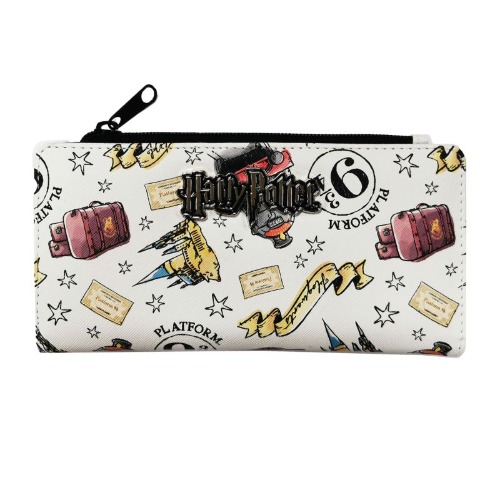 Harry Potter Watercolors Zip-Around Wallet