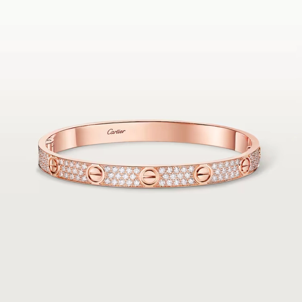 #LOVE# bracelet, classic model, paved