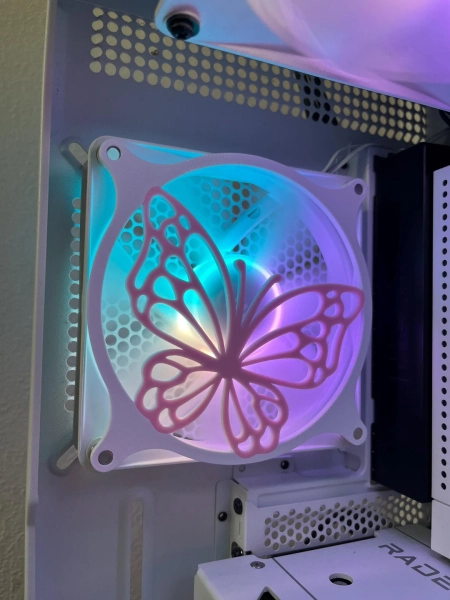 Butterfly Sitting PC Fan Shroud/ Grill /cover 120mm, 140 Mm Two Colors - Etsy Sweden