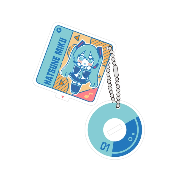 Official Miku Acrylic Charm Cute Miku Standee Kawaii Miku Merch - A