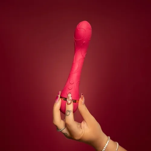 It will be our little secret .... Cherry Bomb G Spot Vibrator VUSH X KAYLA JADE