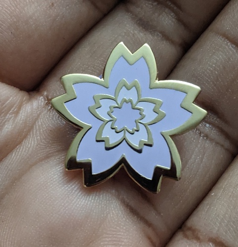 Flower Pin - In Stock