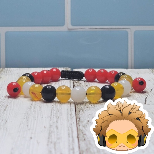 Hawks Adjustable Bead Bracelet
