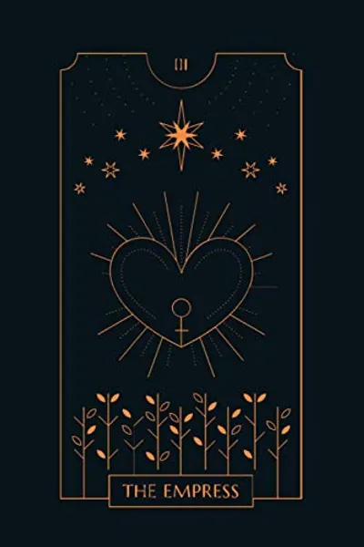The Empress Tarot Card Notebook: Tarot Journal, Diary and Composition Book. 100 Lined Pages - 6''x 9''. Ideal Gift For Anyone Who Loves The Tarot