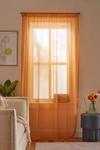 Chiffon Sheer Curtain Window Panel