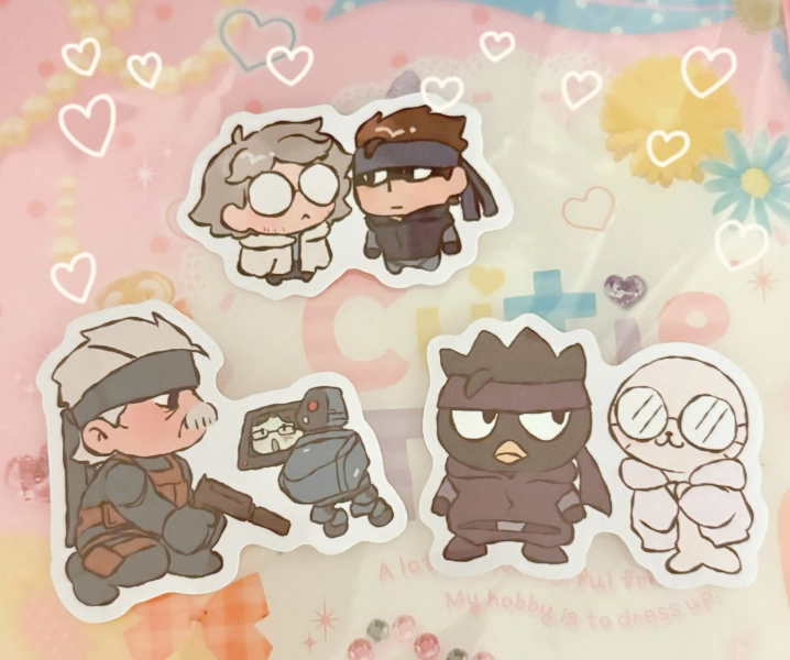 Metal Gear Solid Otasune Stickers | 2" Vinyl Stickers