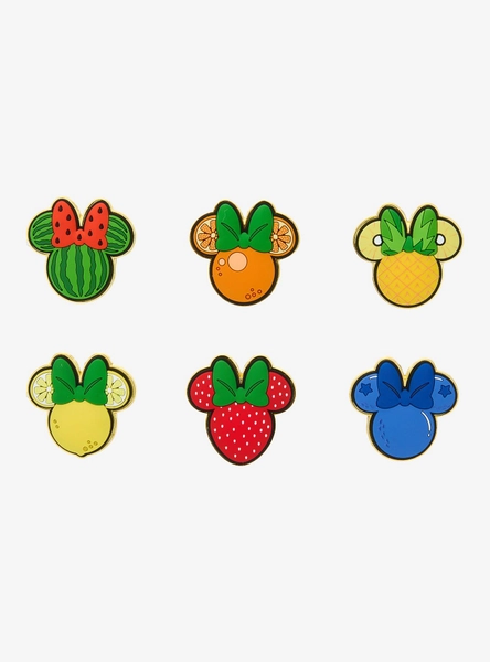 Loungefly Disney Minnie Mouse Fruit Silhouettes Scented Blind Box Enamel Pin - BoxLunch Exclusive