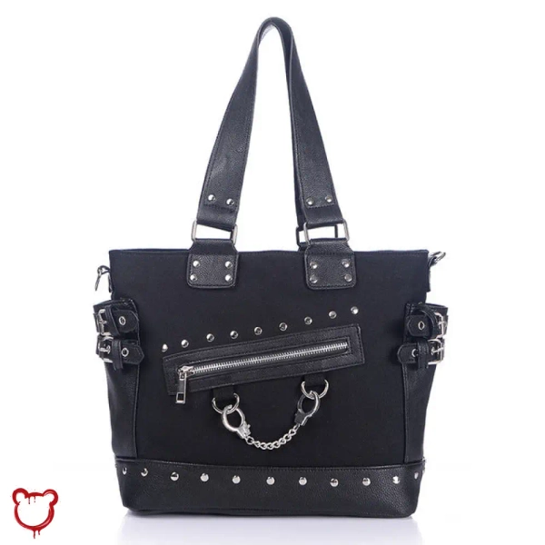 'Rebel Black Handcuff Bag'