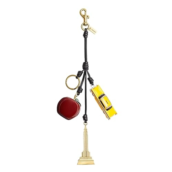 Coach Women's Small New York Cluster Bag Charm Keychain