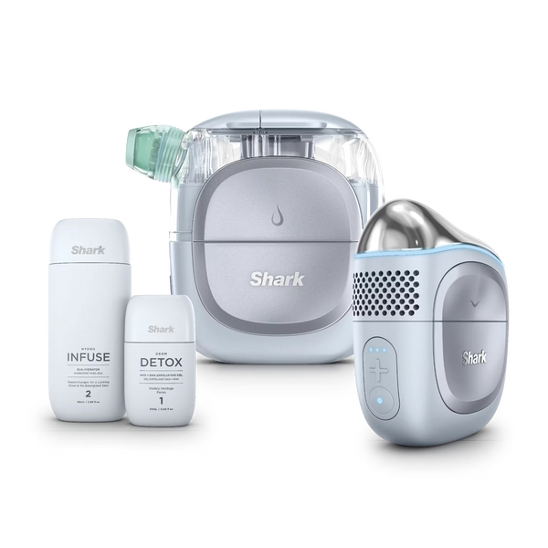 Shark™ FacialPro™ Glow At Home Hydro-Powered Facial System (Blue)