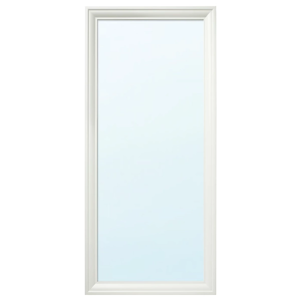 TOFTBYN Espejo - blanco 75x165 cm
