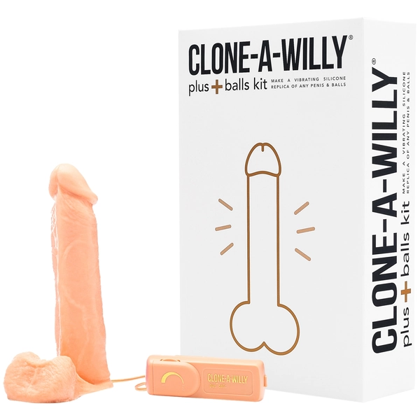 Clone-A-Willy Plus Balls DIY Homemade Dildo Clone Kit Light Tone | Sinful