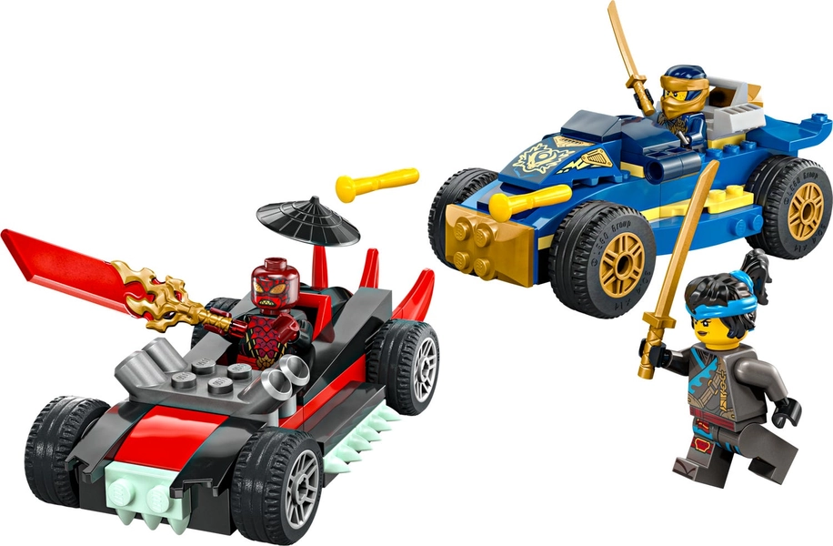 Rogue vs. Drix Race Car Duel 71840 | NINJAGO® | Buy online at the Official LEGO® Shop GB 