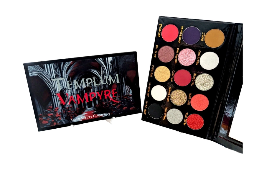 Templum Vampyre, Vampire Theme Eyeshadow Palette, Romantic/Vampire Goth Cosmetics/Makeup