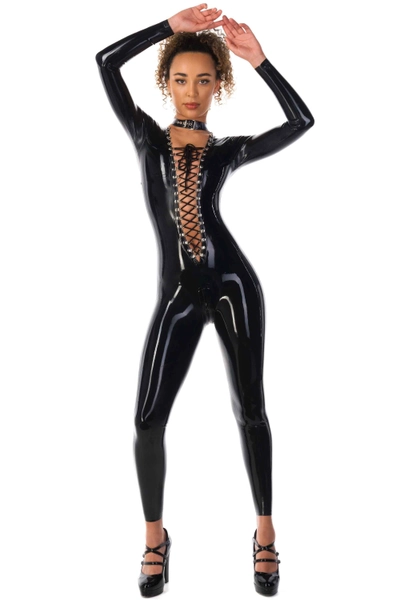 D-Ring Divinity Latex Rubber Catsuit