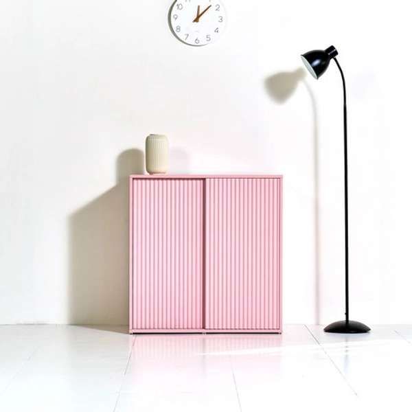 메이트 800 템바보드 슬라이딩 수납장 다용도 거실 틈새 베란다 수납장