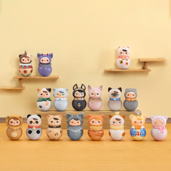 PUCKY Roly-Poly Kitty Series Figures by POP MART