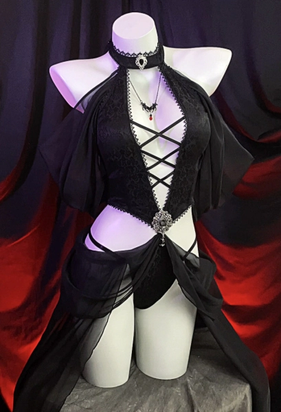Beauty of Shadow Gothic Elf Style Sexy Costume