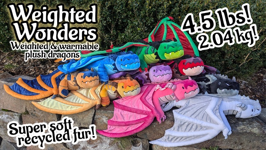 Weighted Wonders - Weighted & Warmable Dragon Plush