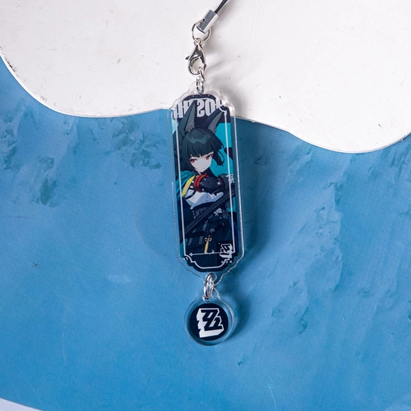 Zenless Zone Zero Acrylic Charm ZZZ New Eridu Agents Phone Lanyard - Miyabi