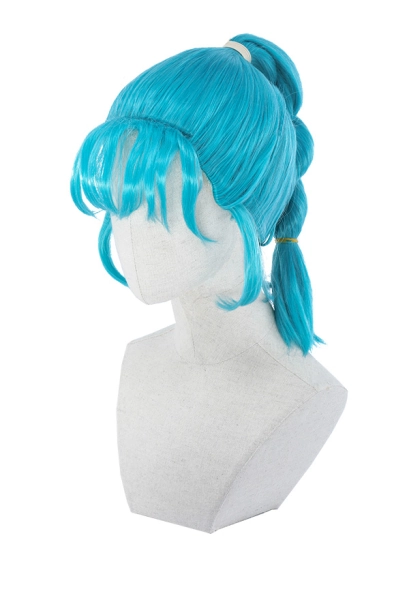 Dragon Ball Z Bulma Braid Ponytail Cosplay Wig