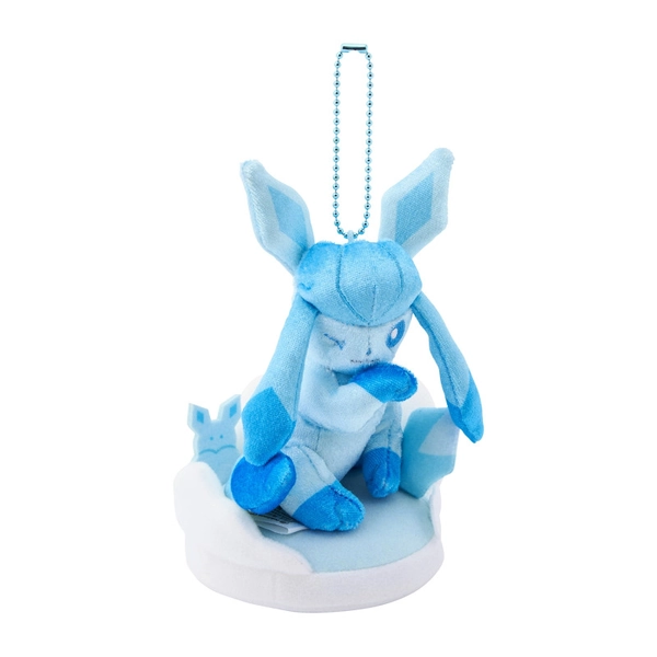 Plush Keychain with Field Glaceon Snow Cloak Ver. Pokémon Otenki Team