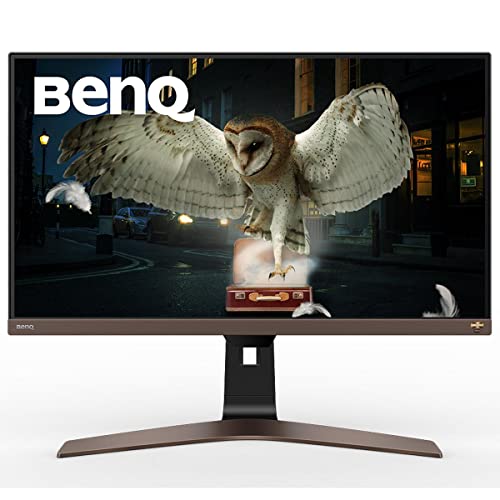 BenQ EW2880U Premium Monitor 28" 4K UHD w/ Remote Control | IPS | HDRi | P3 Color | Eye-Care Tech | Anti-Glare | Height, Swivel & Tilt Screen | 2 x 3w Speakers | DisplayPort | HDMI | USB-C (60W),Black - 28" 4K IPS | Remote Control | 2.1 w/ 3W Subwoofer