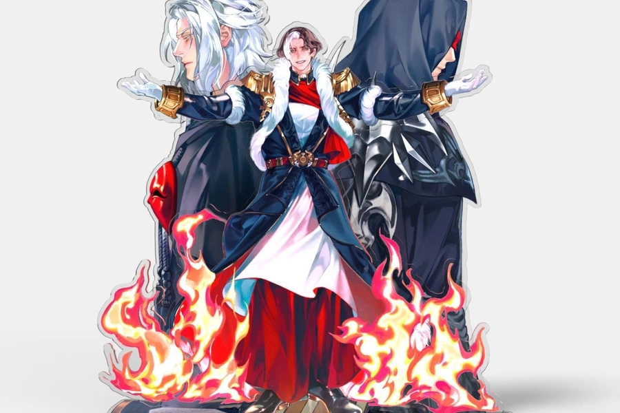 FFXIV Emet-Selch Acrylic Standee - large multi layered display piece