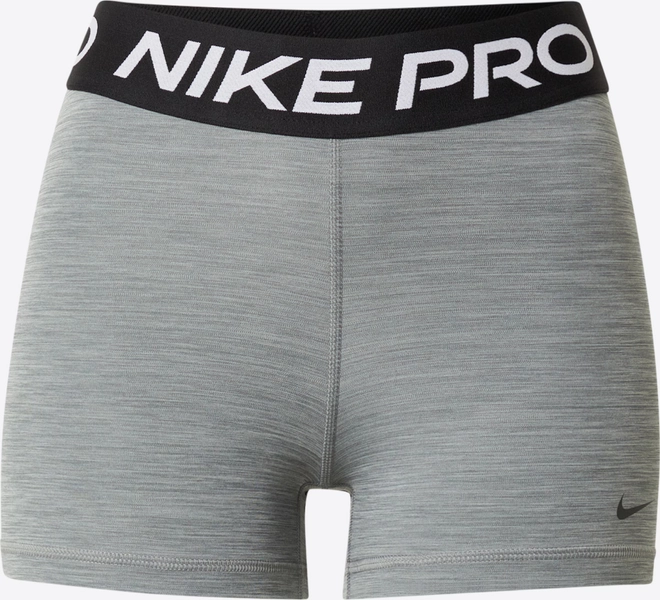 NIKE Skinny Sportbroek 'Pro' (Grijs gemêleerd, S)