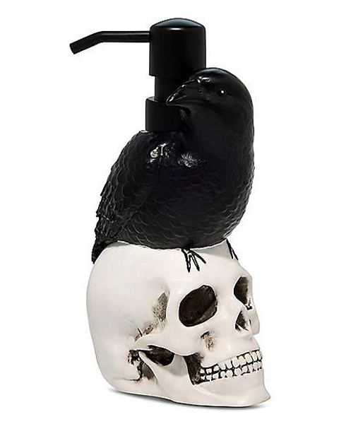 Raven and Skull Soap Dispenser - 8.6 oz.