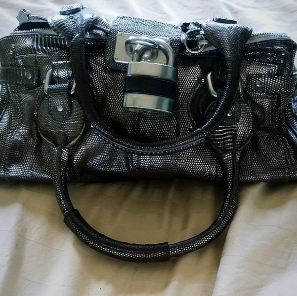 Chloe paddington lizard satchel