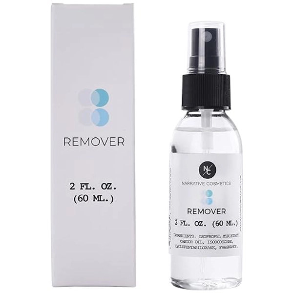 Narrative Cosmetics Alcohol Free Makeup Remover for Alcohol Activated Makeup - Perfect for Special FX, Theater, Film, and Halloween - 2 Fl Oz (60 ml)